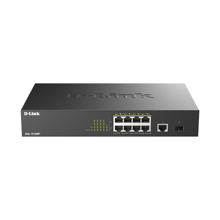 D-Link DGS-1010MP/E commutateur réseau Non-géré L2 Gigabit Ethernet (10/100/1000) Connexion Ethernet, supportant l'alimentation
