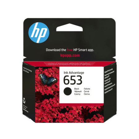 Cartouche d'encre noire HP 653 Original Advantage