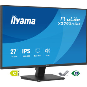 iiyama ProLite X2793HSU-B1 écran plat de PC 68,6 cm (27") 1920 x 1080 pixels Full HD LED Noir