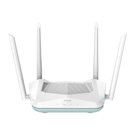 D-Link EAGLE PRO AI AX1500 Smart Router wireless router Gigabit Ethernet Dual-band (2.4 GHz / 5 GHz) White
