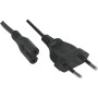 Power cable for EU 2-pin plug