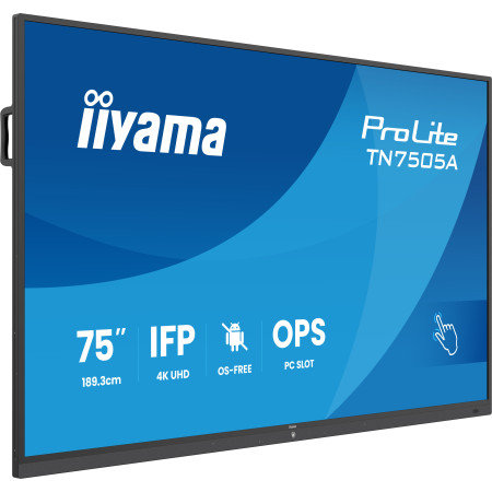iiyama TN7505A-B1AG signage display 74.52" 500 cd/m² 4K Ultra HD Touchscreen