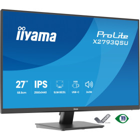 iiyama ProLite X2793QSU-B1 écran plat de PC 68,6 cm (27") 2560 x 1440 pixels Quad HD LED Noir