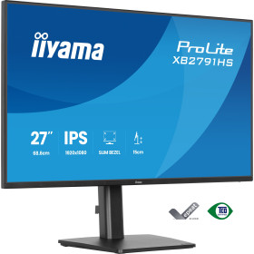 iiyama ProLite XB2791HS-B1 écran plat de PC 68,6 cm (27") 1920 x 1080 pixels Full HD LED Noir