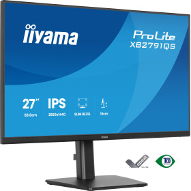 iiyama ProLite XB2791QS-B1 computer monitor 27" 2560 x 1440 pixels Quad HD LED Black