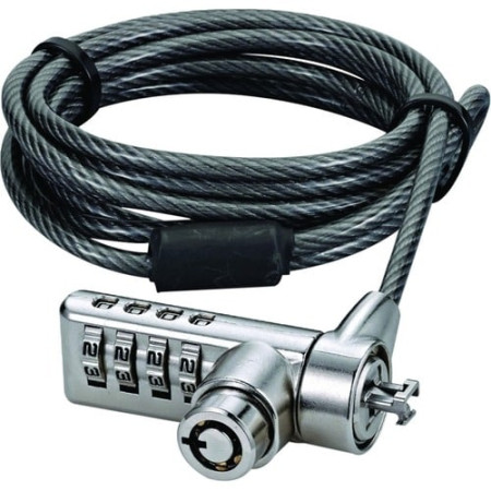 Câble antivol Dicota - 2 m - Cadenas à combinaison 4 chiffres