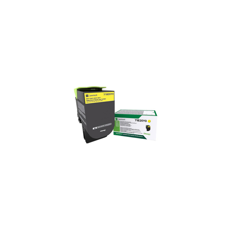 Toner Lexmark Unison Laser - Jaune - 2 300 Pages - CS/X317