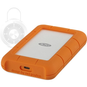 Disque dur externe LaCie Rugged SECURE 2 To - USB 3.1 Type C