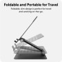 Targus Support pour portable à hauteur réglable - Jusqu'à 16 pouces (40,64 cm)