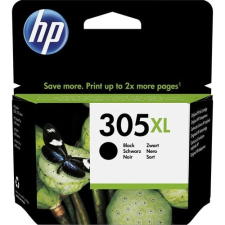 HP 305XL High Yield Ink Cartridge - Black Pack - 240 Pages