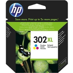HP 302XL Rendement Élevé Jet d'encre - Trois Couleurs