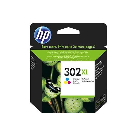 HP 302XL Rendement Élevé Jet d'encre - Trois Couleurs