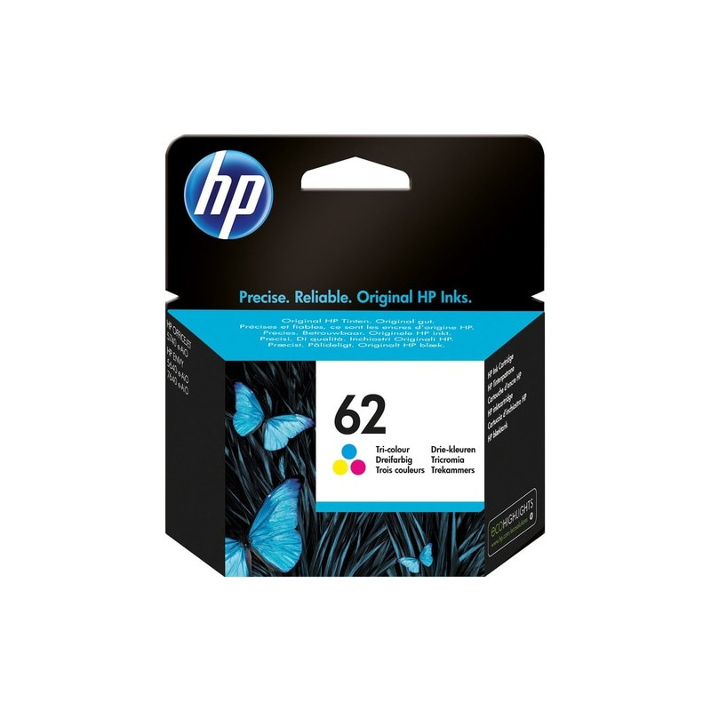 HP 62 Inkjet - Tri-Color