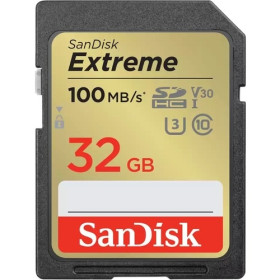 Carte SDHC SanDisk Extreme 32 Go Classe 10/UHS-I (U3) V30