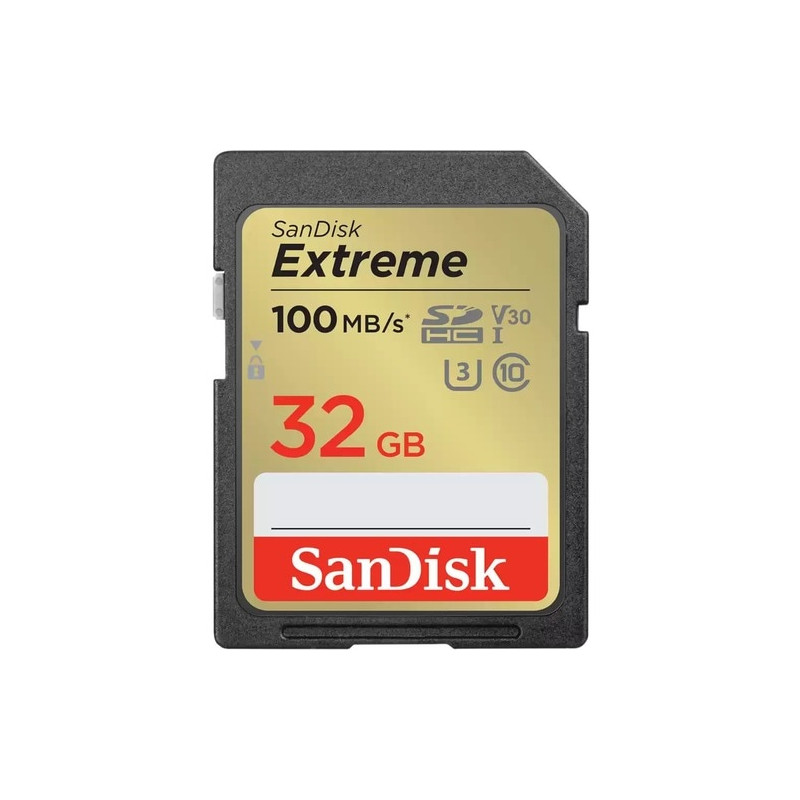 SanDisk Extreme 32 GB Class 10/UHS-I (U3) V30 SDHC