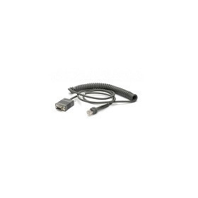 Zebra CBA-RF2-C09ZAR serial cable Black 110.2" (2.8 m) RS232 DB9