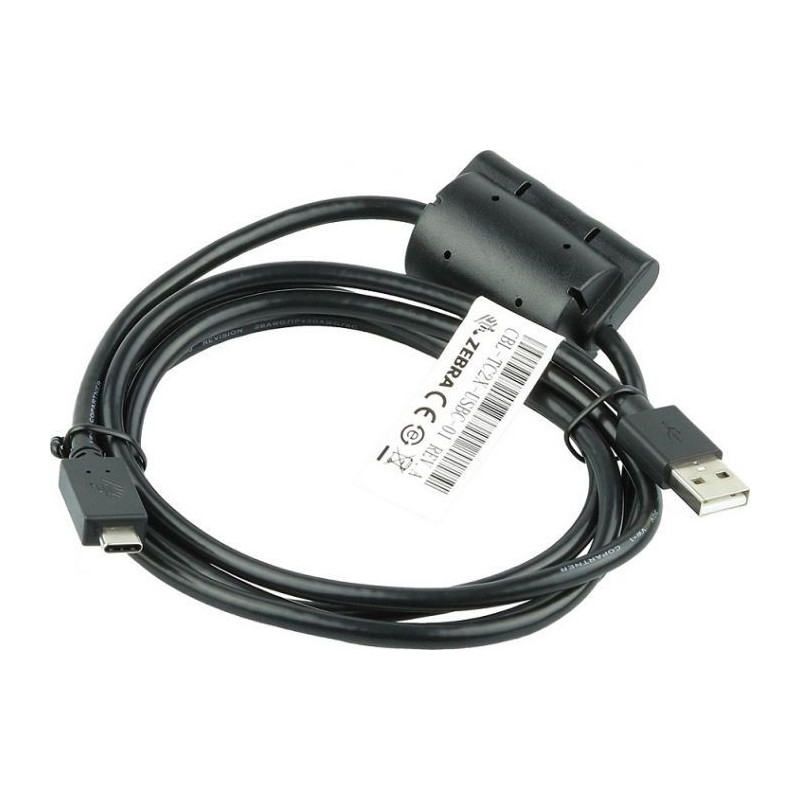 Zebra CBL-TC2X-USBC-01 câble USB USB A Noir