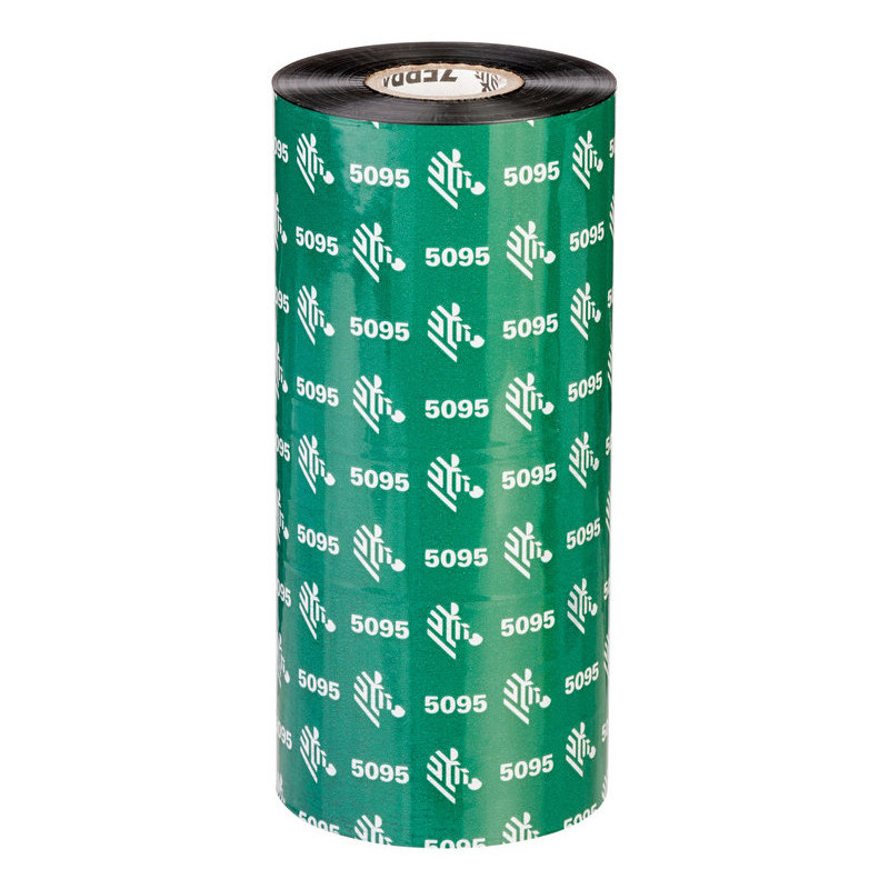 Zebra 5095 HighPerformance Resin thermal ribbon 17716.5" (450 m) Black