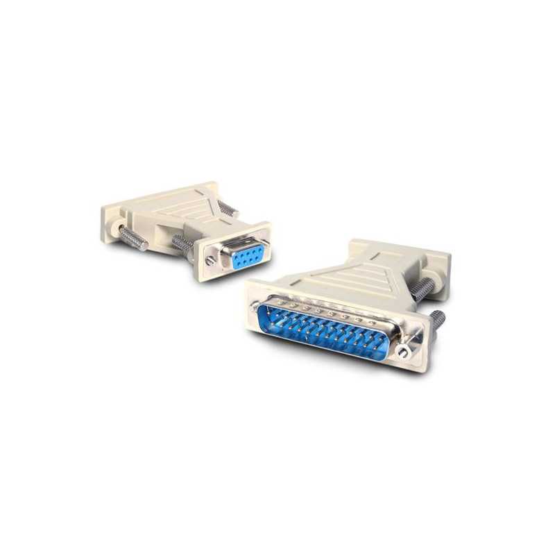 ADAPTER DB9F TO DB25M