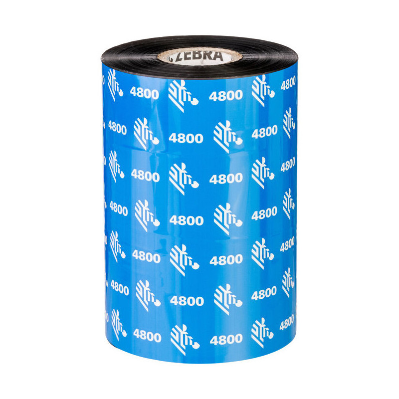 Zebra 4800 Performance Resin ruban thermique 450 m Noir