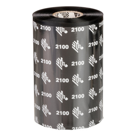 Zebra 2100 High-Performance Wax ruban thermique 450 m Noir