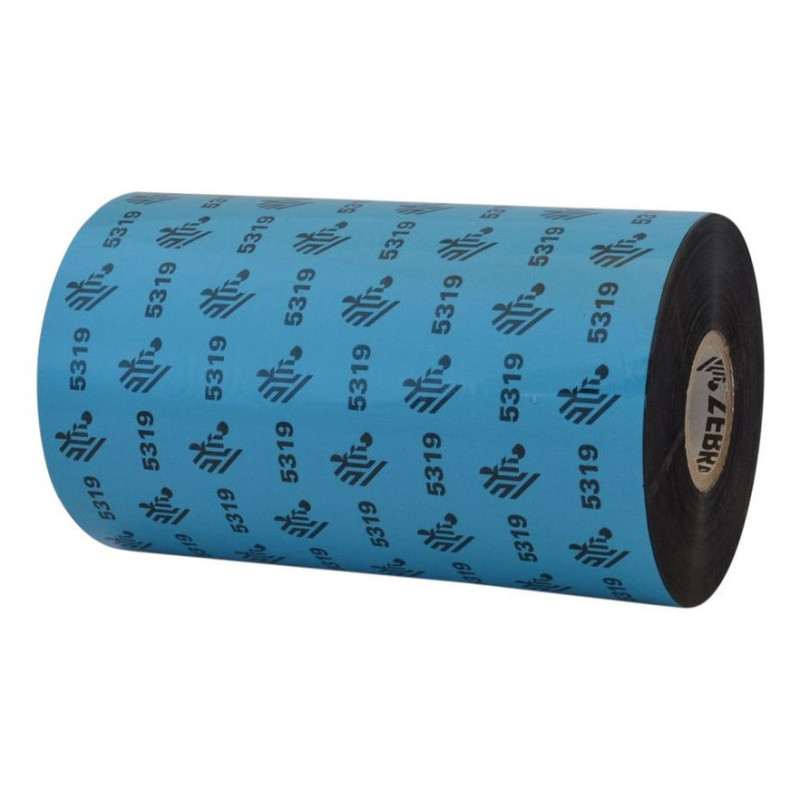 Zebra 5319 performance Wax ruban thermique 450 m Noir