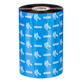 Zebra 4800 Resin ruban thermique 450 m Noir