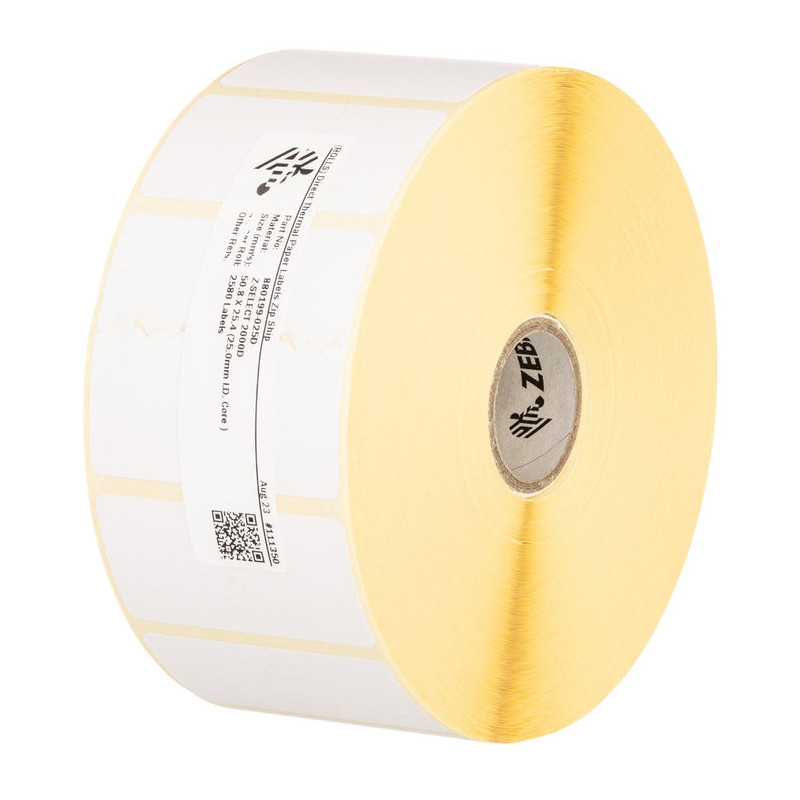 Zebra Z-Select 2000D White Self-adhesive printer label
