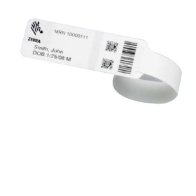 Zebra 10031289K bracelet Blanc Bracelet médical