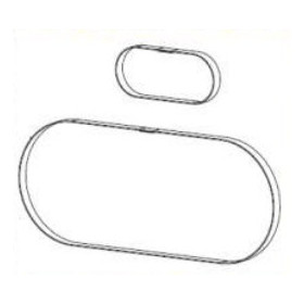 Zebra P1046696-145 Pièce détachée ou accessoire pour imprimante/scanner ceinture 2 pièce(s)