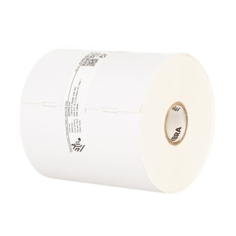 Zebra Z-Select 2000D 190 Tag 8640 pièce(s) Blanc Rectangle