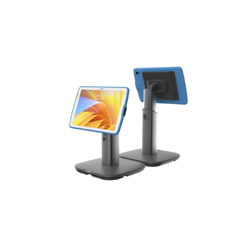Zebra STND-ET4X-10POS1-01 chariot et support multimédia Noir Tablette