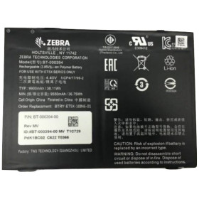 Zebra BTRY-ET5X-10IN5-01 Pièce de rechange et accessoire pour tablette Batterie