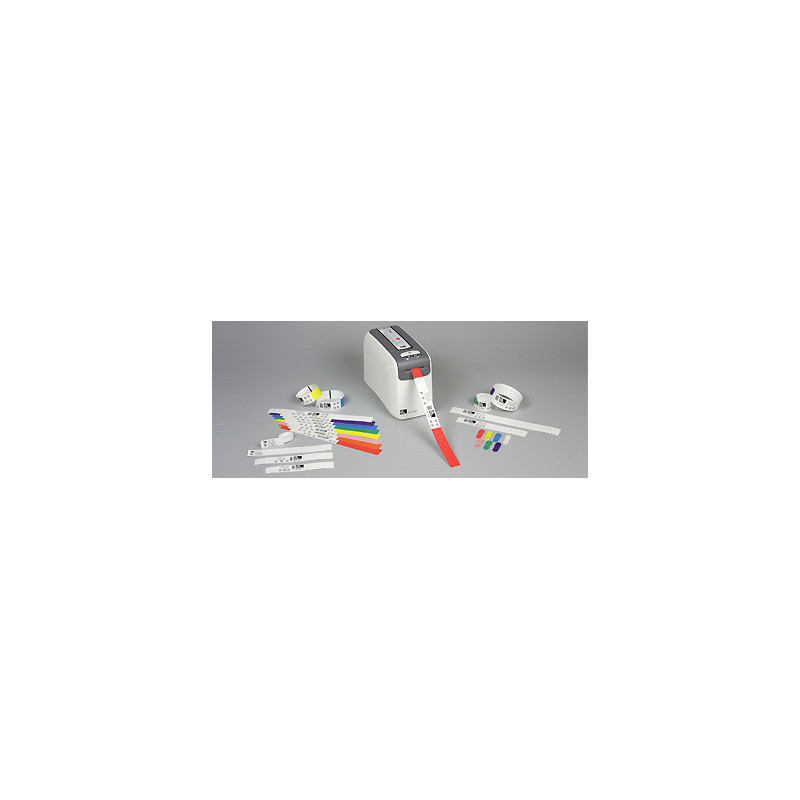Zebra Z-Band Direct Wristband White Roll