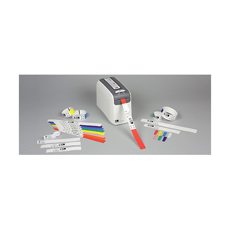 Zebra Z-Band Direct Wristband Blanc Rouleau