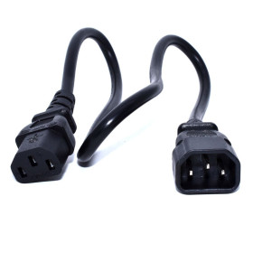 Zebra CS-CAB-IEC power cable Black 19.7" (0.5 m) C13 coupler C14 coupler