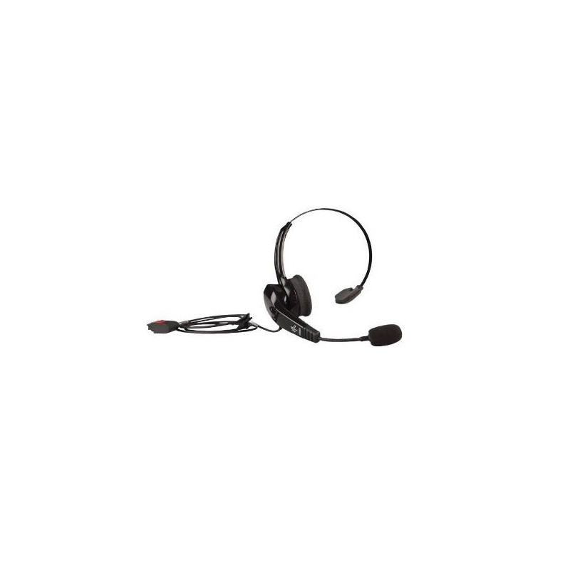 Zebra HS2100 Casque Avec fil Arceau Bureau/Centre d'appels Noir