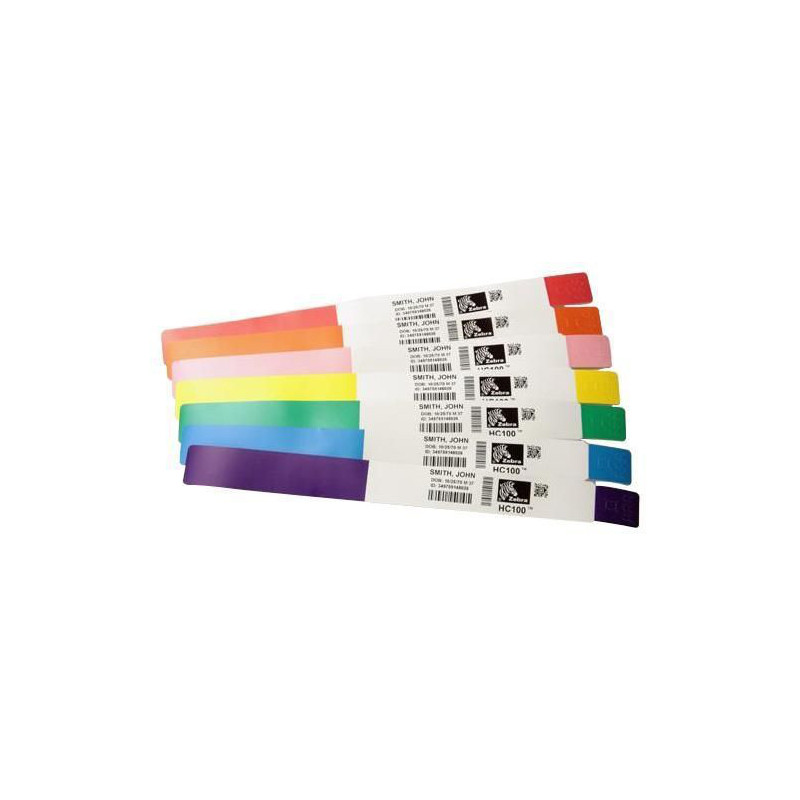 Zebra Z-Band Fun Yellow Self-adhesive printer label