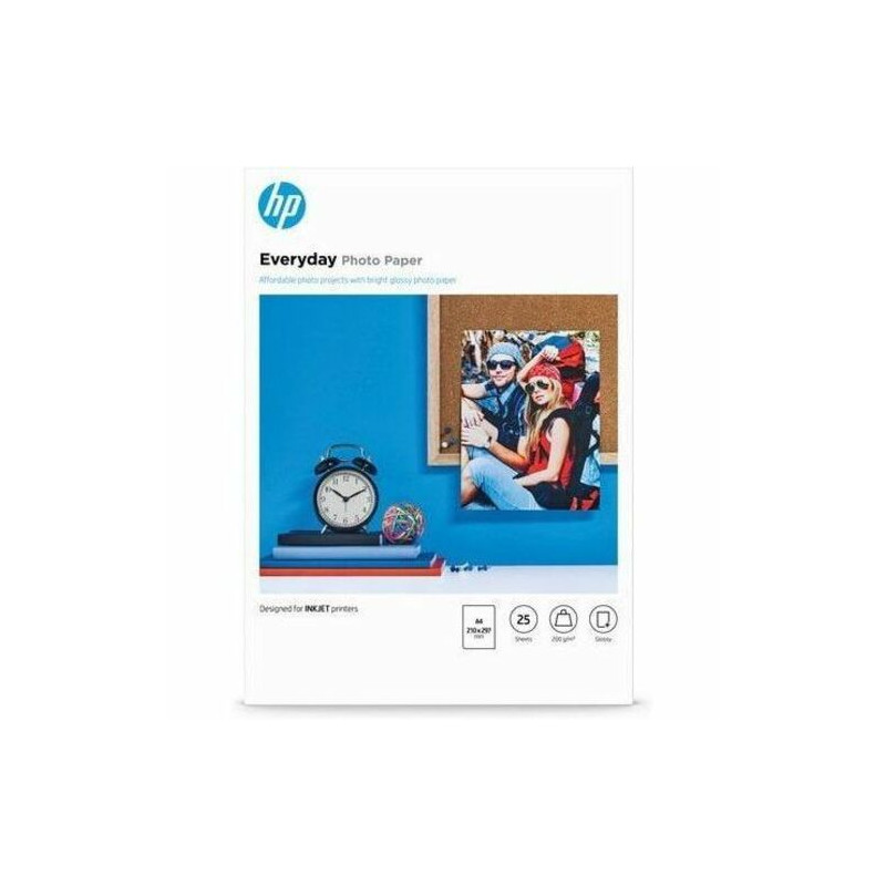 HP Papier photo brillant Everyday - 25 feuilles/A4/210 x 297 mm