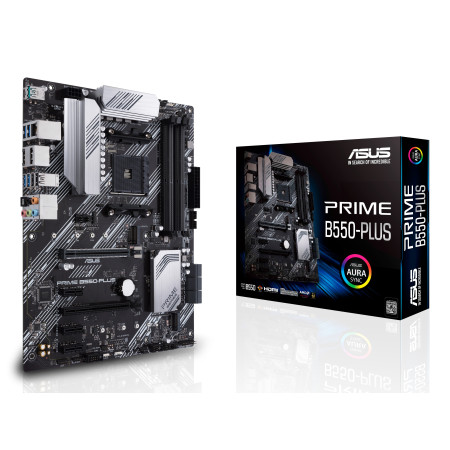 ASUS PRIME B550-PLUS AMD B550 Emplacement AM4 ATX