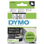 DYMO ® Authentic D1 Labels | Black Print on White Tape | 9 mm x 7 m | Self-Adhesive Labels for LabelManager Label Makers | Made