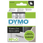 DYMO D1 étiquettes autocollantes authentiques | impression en noir sur fond clair | 12 mm x 7 m | pour étiqueteuses LabelManager