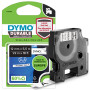 DYMO D1 Étiquettes résistantes | 12mm x 5,5m | impression en noir sur fond blanc | autocollantes étiquettes authentiques pour