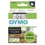 DYMO D1 étiquettes autocollantes authentiques | impression en noir sur fond blanc | 24 mm x 7 m | pour étiqueteuses LabelManager