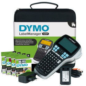 DYMO LabelManager LabelManager420P Étiqueteuse portable rechargeable | hautes performances avec connexion PC/Mac | Clavier ABC