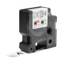 DYMO ® Rhino Industrial Permanent Polyester Labels, 3/4", Black Print on White Tape