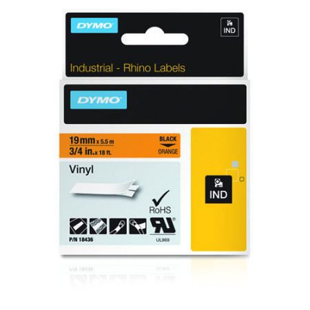 DYMO Étiquettes en vinyle IND