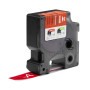 DYMO ® Rhino Industrial Vinyl Labels, 3/4", White Print on Red Tape