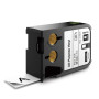 DYMO ® XTL All-Purpose Vinyl Labels, 1/2" x 23', Black on Clear
