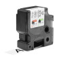DYMO ® Rhino Industrial Self-Laminating Labels, 1", Black Print on White Tape